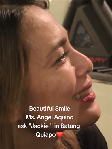 Ms. Angel Aquino Spotted with a Beautiful Smile at Manila City Hall