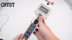 Digital Rope Tension Meter Tester Wire Tensiometer with Range 2.00 to 10.00daN Calibration Material Textile PA Monofilament φ0.80-1.40mm Accurate Measurement of Tension in 10 Different Materials
