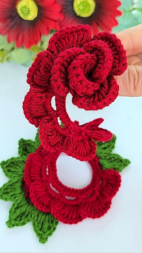 💕 AMAZING Crochet Flower Tutorial | Step by Step for Beginners ##crochet #knitting #flowers #fblifestyle | Crochet knitting love
