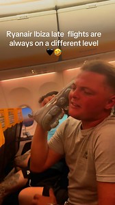 745K views · 1.4K reactions | Late night Ryan air Ibiza flights are always on a different level 藍 | Schak | Facebook