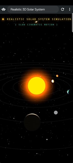 I Built a Realistic 3D Solar System with JavaScript! 🌌