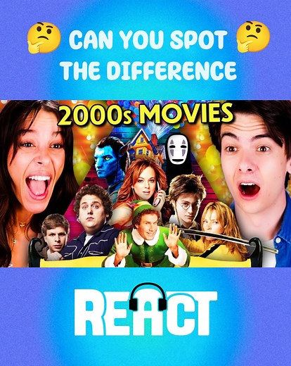 45K views · 755 reactions | We tested our reactors to see if they could catch the differences in thes #2000s #movies !! ️ Did you catch these? #React #challenge | REACT | Facebook