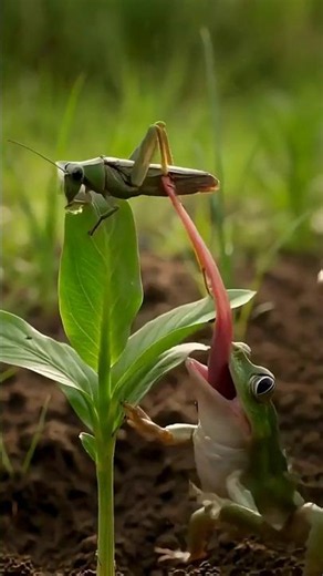 The Endless Cycle of Nature 🌱🦗🐸🐍🦅 | Mind-Blowing Life Loop! #shorts #nature #facts
