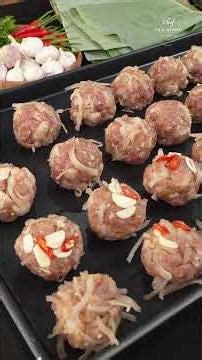 Làm nem nướng - nem nắm dùng thịt nào là ngon nhất. #caogiang #food #cooking