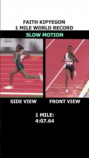 Run Mechanics: Faith Kipyegon breaking the 1 mile world record