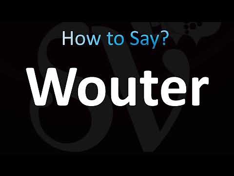 How to Pronounce Wouter (Correctly!)