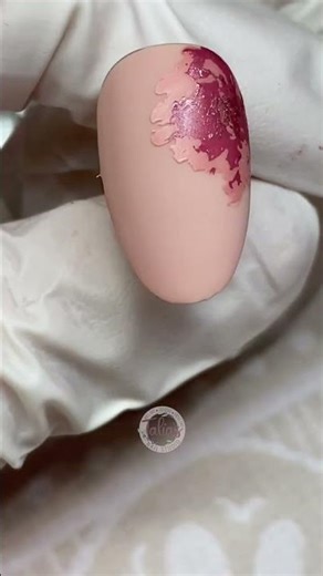 🌹 Stamped Rose Press-On Nails | Floral Nail Art 💅✨