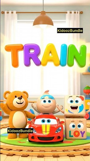 How to Spell TRAIN 🚂 | Fun Spelling Lesson for Kids | KidoozBundle #kidsshorts