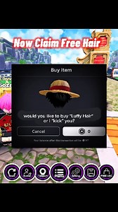 ✅ how to Get free Luffy Hair in roblox 2025 😃 #roblox #shorts | Stark Imposter