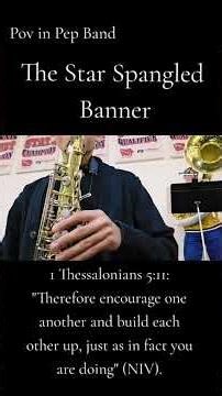 Star-Spangled Banner 🎷🇺🇸Like comment & Subscribe #PepBand #AltoSax #Sax #Band #Music #USA #Shorts