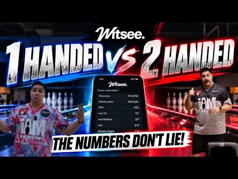 One Handed vs Tow Handed Bowling | The Witsee Numbers Do Not Lie!