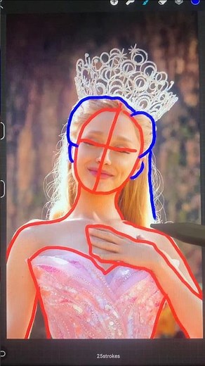 Drawing Glinda from Wicked🩷