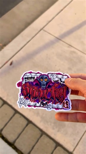 Downtown Sticker Bombing #stickers #art #graffiti #graff