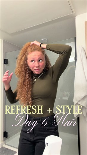 How to Revive a Wash & Go on Day 6 | Curl Refresh Tutorial