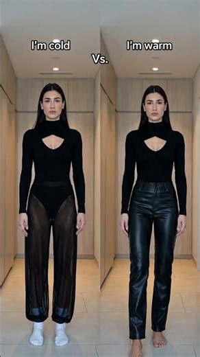 Try this stylish winter layering hack?