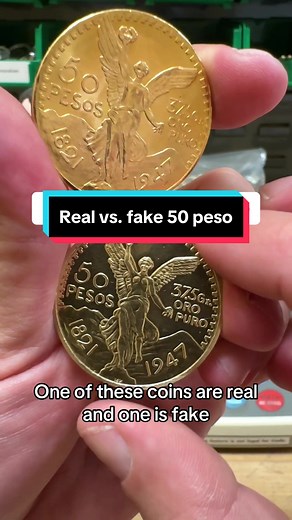 Real vs. Fake 50 Peso Gold Coin Guide