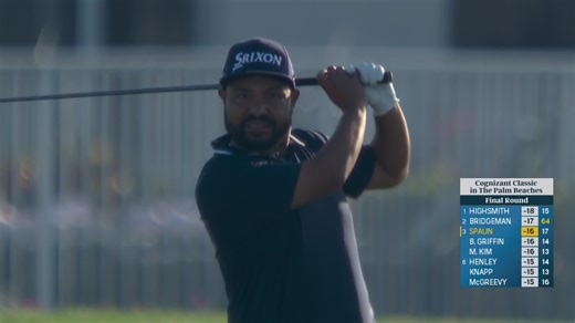 J.J. Spaun makes birdie on No. 18 at Cognizant Classic
