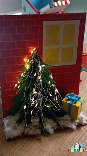 Tiny Christmas Village 🎄 | Cozy Winter Scene ❄️ | 🎁 Christmas Crafts