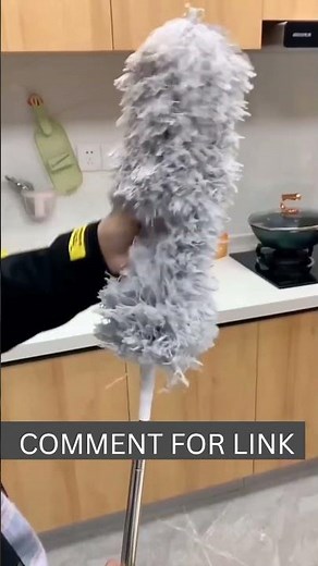 Microfiber Feather Duster Bendable & Extendable Fan Cleaning Duster #homeessentials #homekitchen