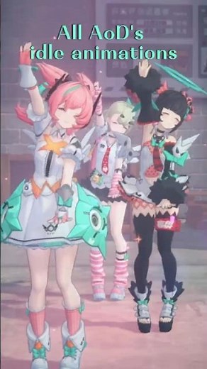 【ZZZ】All AoD's ilde animations #zenlesszonezero #angelsofdelusion