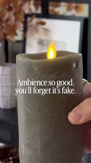 This flameless candle is so pretty and realistic! The perfect ambience!