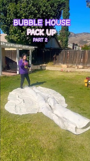 How-To Roll Up A New Inflatable Bubble House For The Next Event! Part 2 #balloon #tutorial