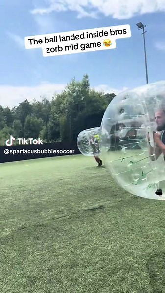 Bubble Football Fun with Zorb Balls and Laughter
