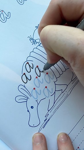 9.6K views · 15 reactions | Can you recognise each letter in this targeting handwriting student book  #cursive #handwriting #calligraphy | Officeworks | Facebook