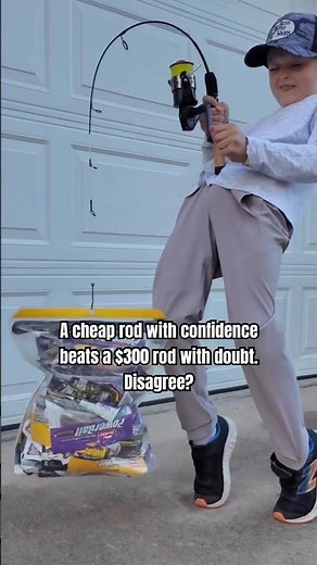 A cheap rod with confidence beats a $300 rod with doubt. Ugly Stik Strongest Rod Challenge.