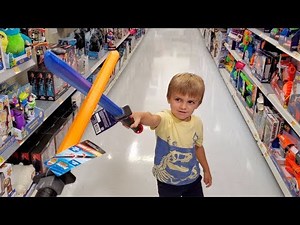 WE HAD A SWORD FIGHT IN WALMART!