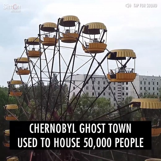 50,000 people used to live here, now it's a Ghost Town... 😲 Pripyat, Chernobyl 🎡☢️ | Simon Wilson