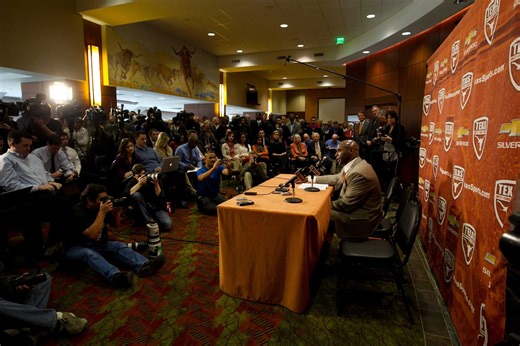 This date in Texas history: Charlie Strong introduced as the Longhorns' new football coach