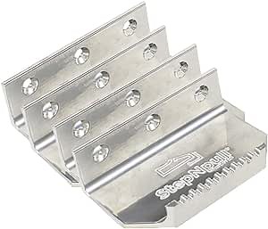 Hands Free Door Opener (Silver, 4 Count)