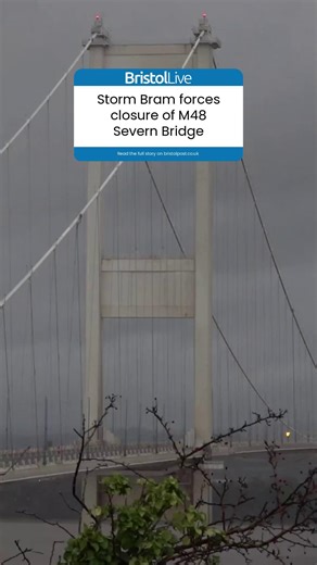 The M48 Severn Bridge is closed between junction 2 and 1, and traffic is being diverted over the Prince of Wales Bridge, where there are also lane closures in place for emergency repairs | Bristol.Live