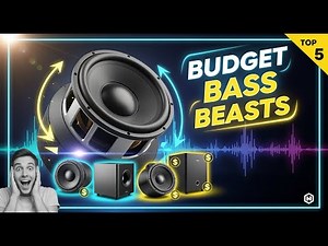 TOP 5 Best Budget Subwoofers 2026 | Add Deep, Powerful Bass Without Breaking the Bank