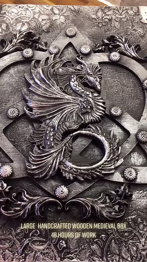 Handcrafted Medieval Box – 48 Hours of Creation