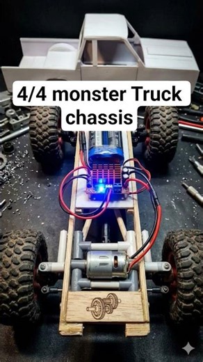 Diy Monster Truck Chassis Build 🛠️ #shorts #viralshorts #project
