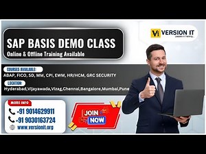 NEW SAP BASIS DEMO CLASS | SAP Basis Training for Beginners | Online and Offline Training Avaialble
