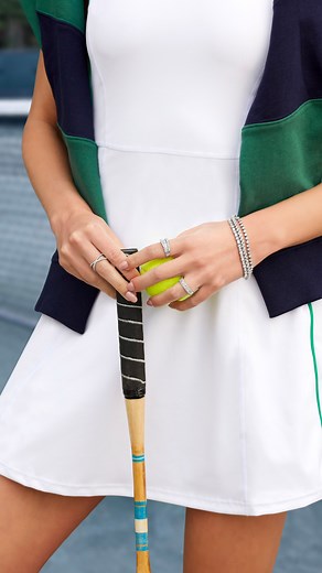 Score a fashion ace with an Effy diamond tennis bracelet. Each piece sparkles like a perfect serve, adding a touch of elegance to your style game. Match point for your wardrobe! https://bit.ly/4b2M68s | Effy Jewelry