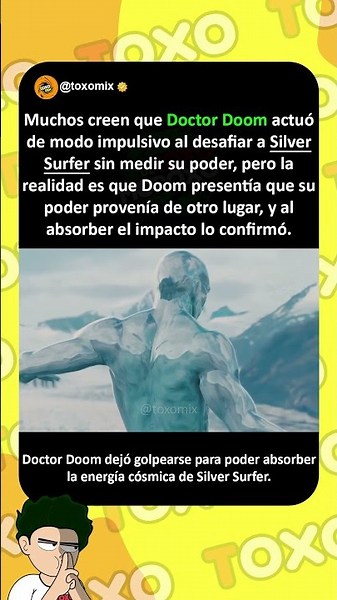 La verdadera Razon por la que Doctor Doom atacó a Silver Surfer #curiosidades