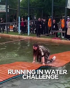 Running in water challenge! 💞 | Babylonl