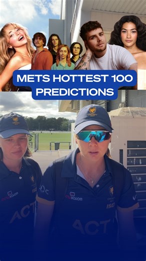 What’s your hottest 100 song prediction? Let’s go Mets💙🚀 | Cricket ACT