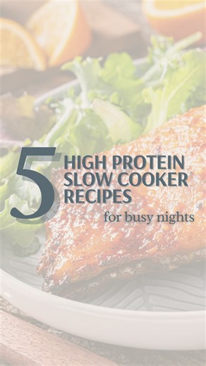 Comment WEEK24CP for 5 High Protein Crockpot Dinners to fuel your back to school week!⁣⁣ ⁣⁣ These crockpot meals are high in protein, super easy, and practically cook themselves. Set it and forget it, and come home to meals your whole family will love….all while supporting your weight loss goals!⁣⁣ ⁣⁣ Comment WEEK24CP below and I’ll send all 5 recipes straight to you!⁣ | Holly Hillyer