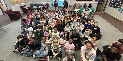 Treat of the Day: KBTX gives presentation at Creek View Elementary