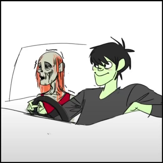 Murdoc and Moon Flower: A Gorillaz Collaboration