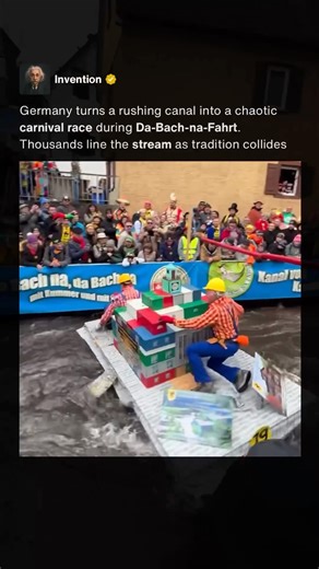 Germany’s Wild River Carnival Race 🎭 #shorts