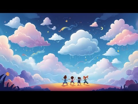 🎶Dancing Clouds Song for Kids | Fun Dance Along with Colorful Clouds 🌈 | Nursery Rhymes & Kids Songs