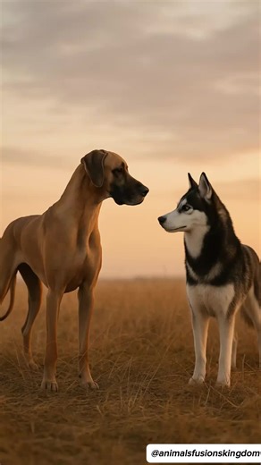 Exploring Dog Hybrid Breeds: Great Dane and Husky