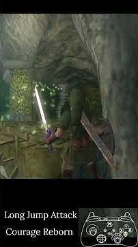 Long Jump Attack in Courage Reborn vs Dolphin Emulator #couragereborn #zelda #gaming