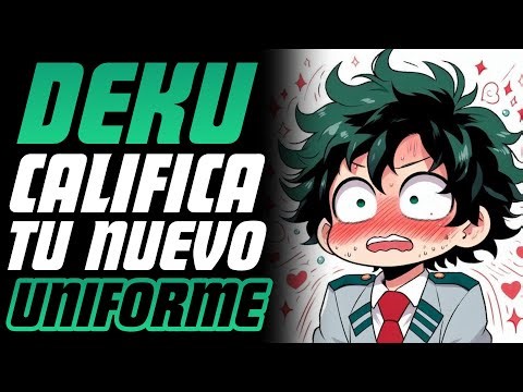 Deku REACTS to your new UNIFORM 🫣 | ASMR Roleplay | Deku asmr
